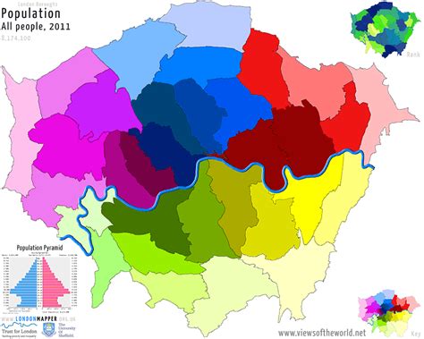 London's geography and population .